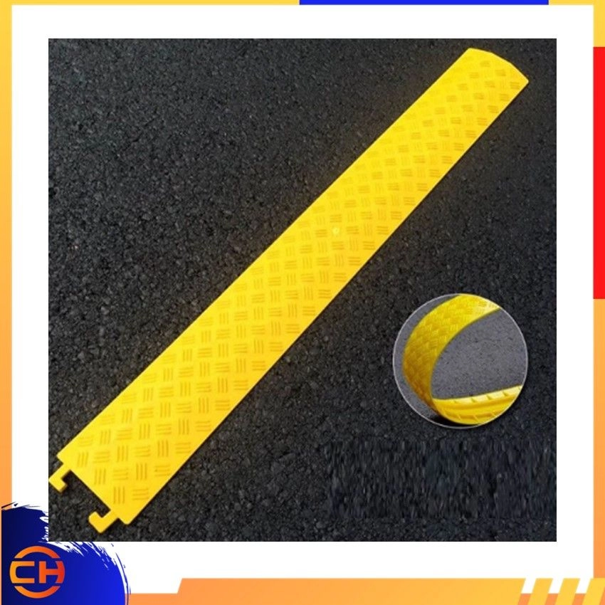 Cable Cover ,Yellow , Small Wire Groove Board Indoor,Protector 1 Channel, Size: 1000mm(L) X 125mm(W) X 50mm(H)