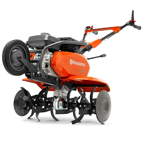 Husqvarna TF230: Mini Petrol Power Tiller, 196cc, Depth:300mm, Width:750mm, 70kg