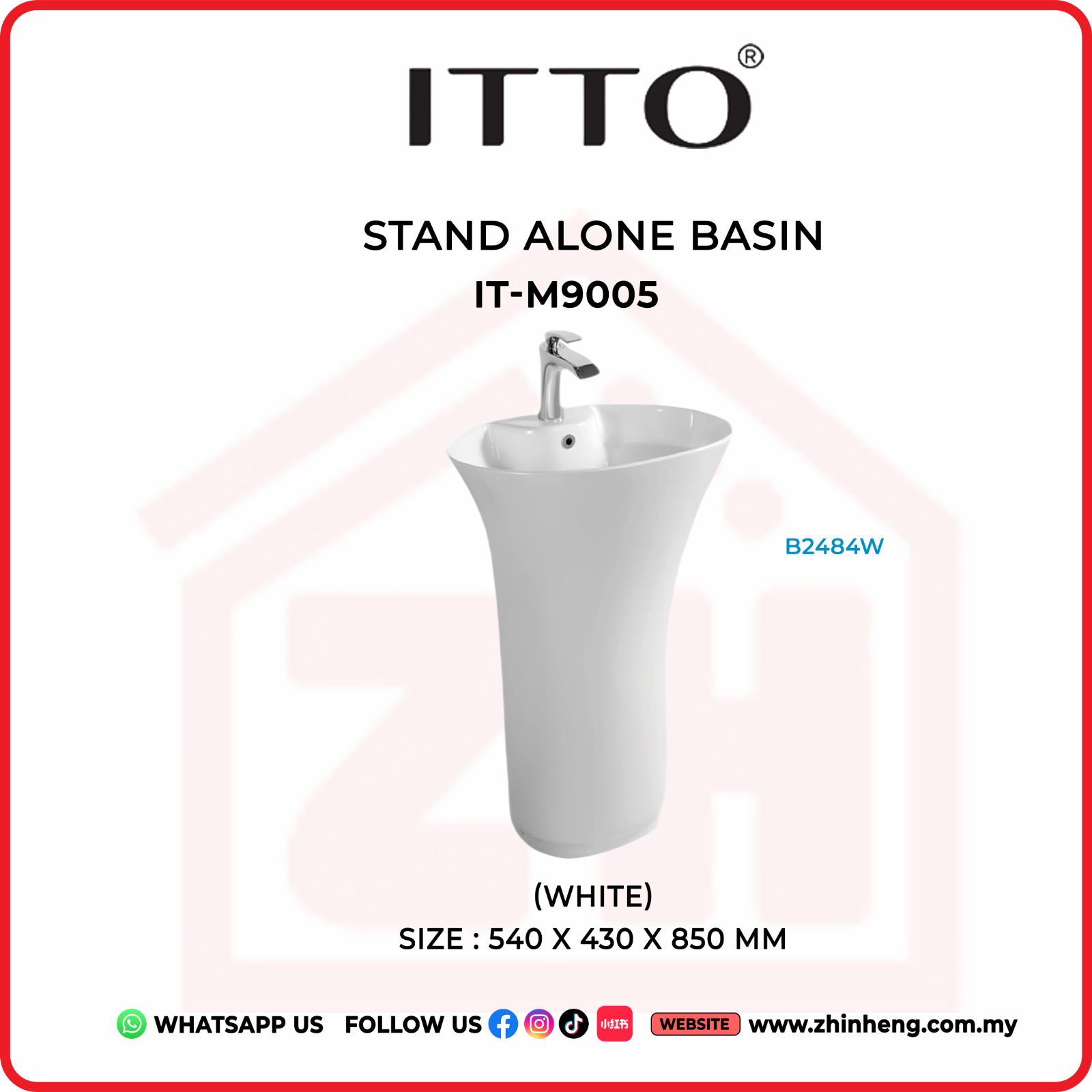 ITTO STAND ALONE BASIN IT-M9005