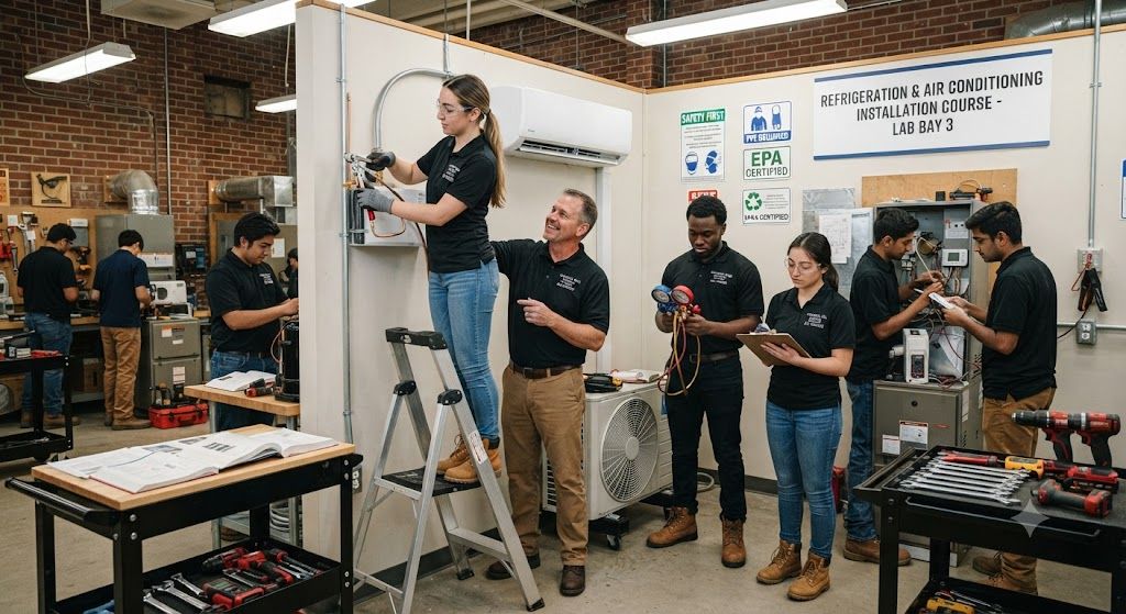 Refrigeration and air conditioning installation course