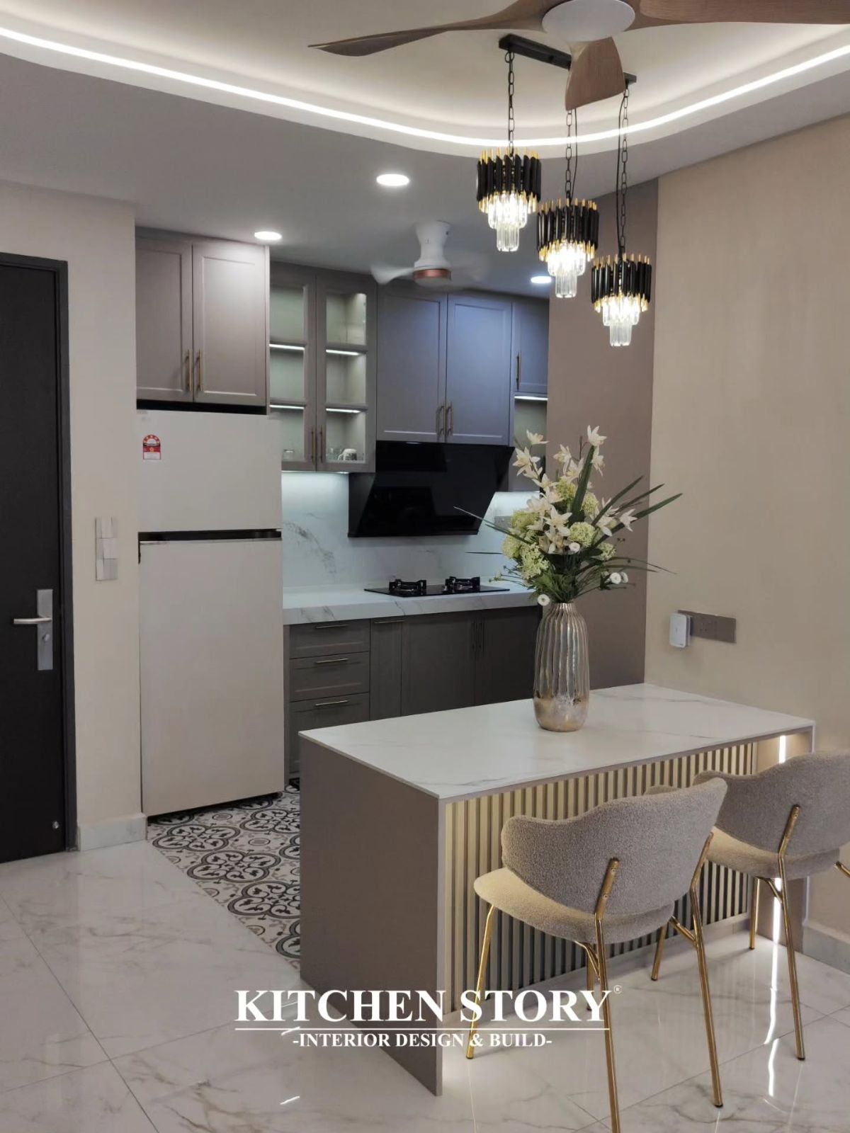 Sunway Dora Custom Kitchen Cabinet, Bayan Lepas, Penang