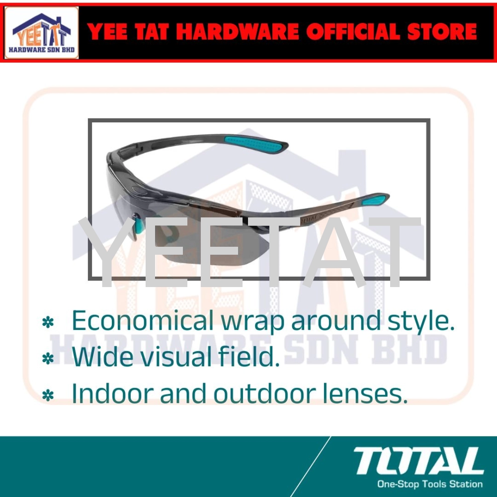 [ TOTAL ] TSP306 SAFETY GOGGLES LEVEL 9 SHADE Polycarbonate Made