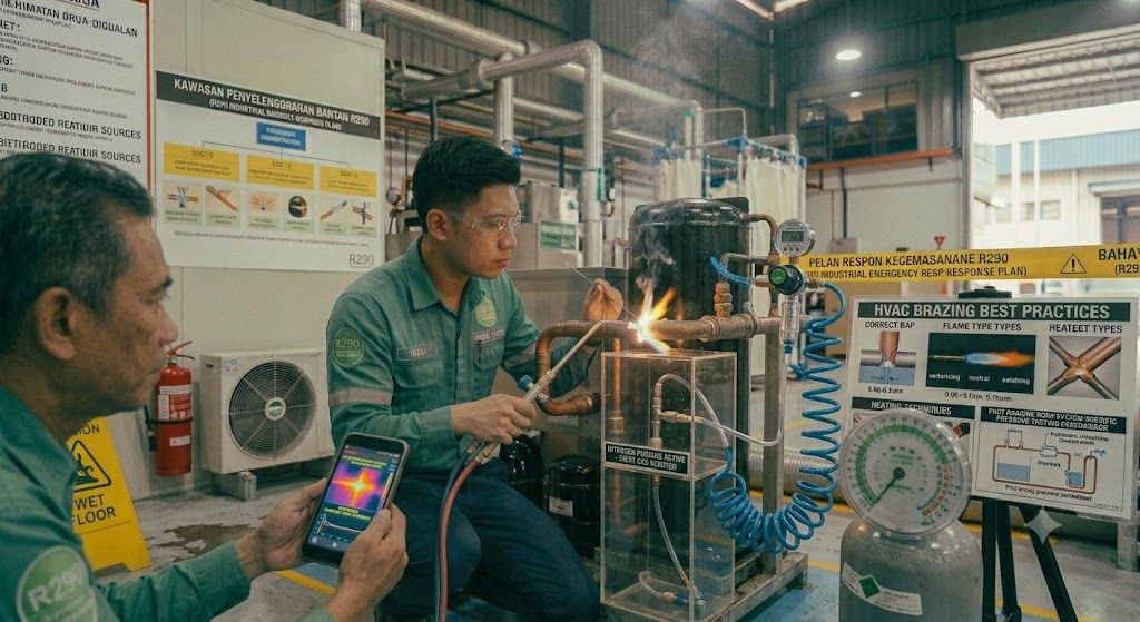 nitrogen purging brazing HVAC