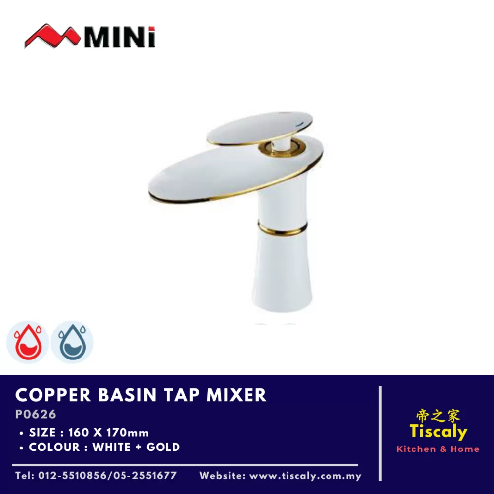 MINI COPPER BASIN TAP MIXER P0626