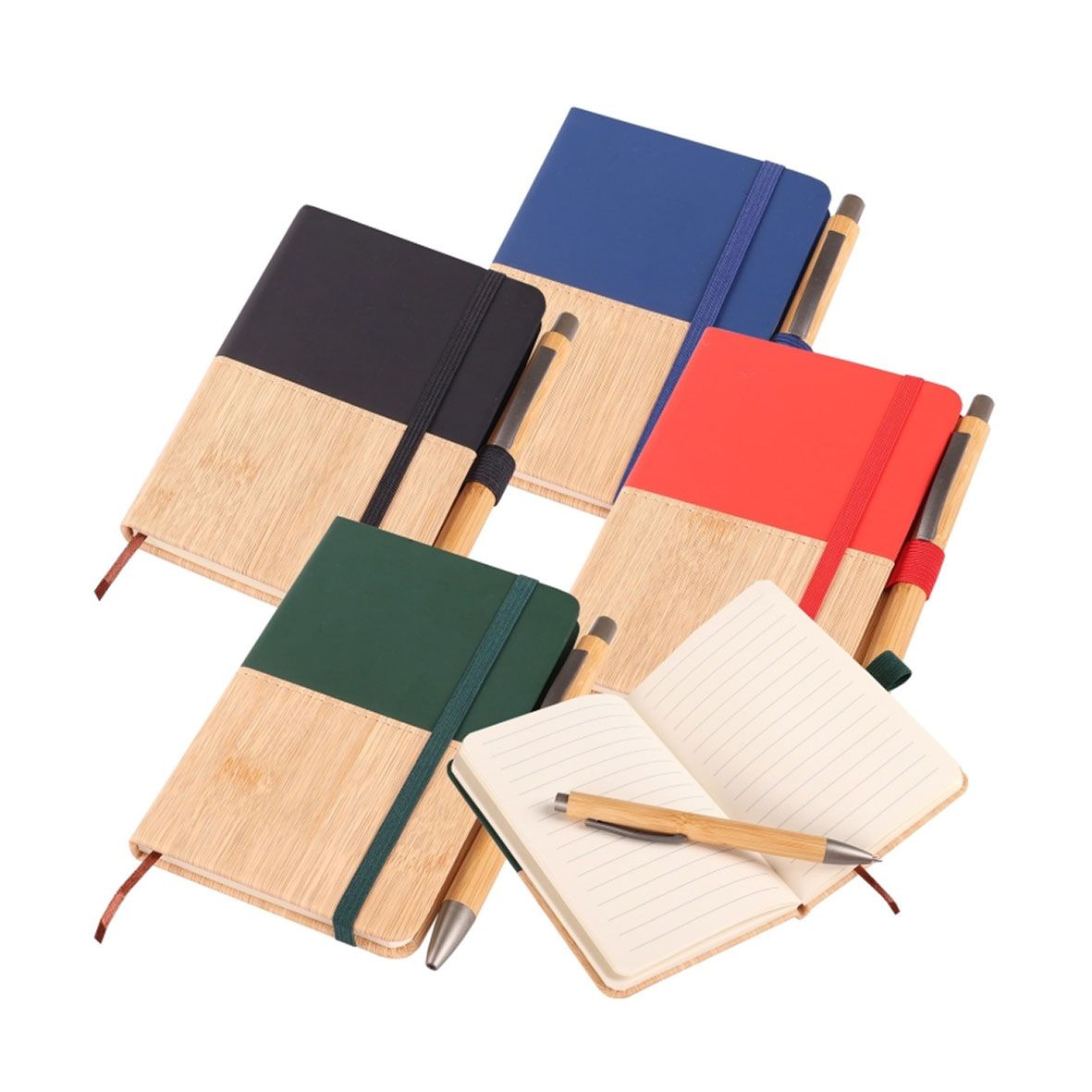 A6 PU Leather Notebook with Pen 2501