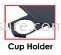 Foldable chair cup holder