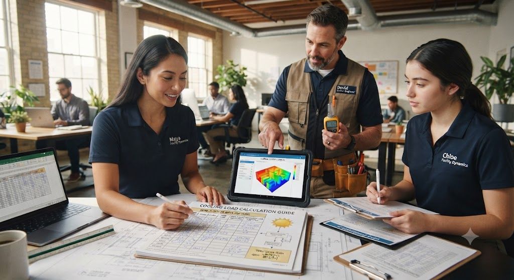 HVAC engineering cooling load estimation guide