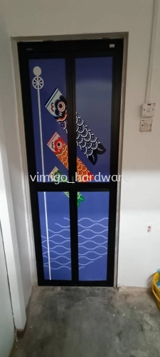 Bifold with Design Aluminium Door Toilet Door Bathdoor Supply and Provide Installation