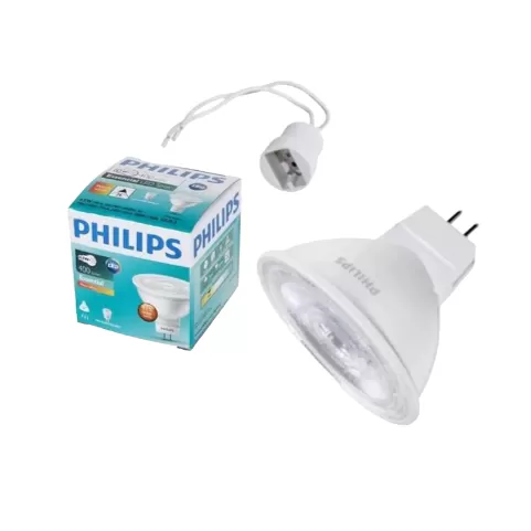 Philips 4.5W (4.5-50W) MR16 240V 36 Degree Essential LED Mains - Direct (Warm White - 3000k)