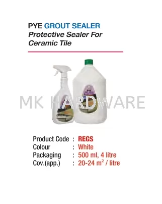 PYE GROUT SEALER