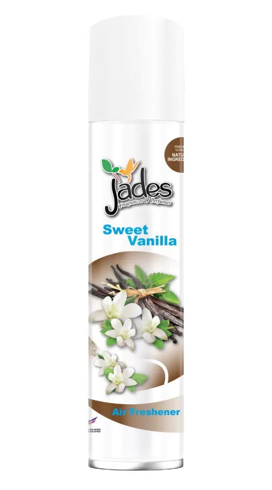 Jades Aroma Spray 300ml - Sweet Vanilla (Air Freshener Room) 
