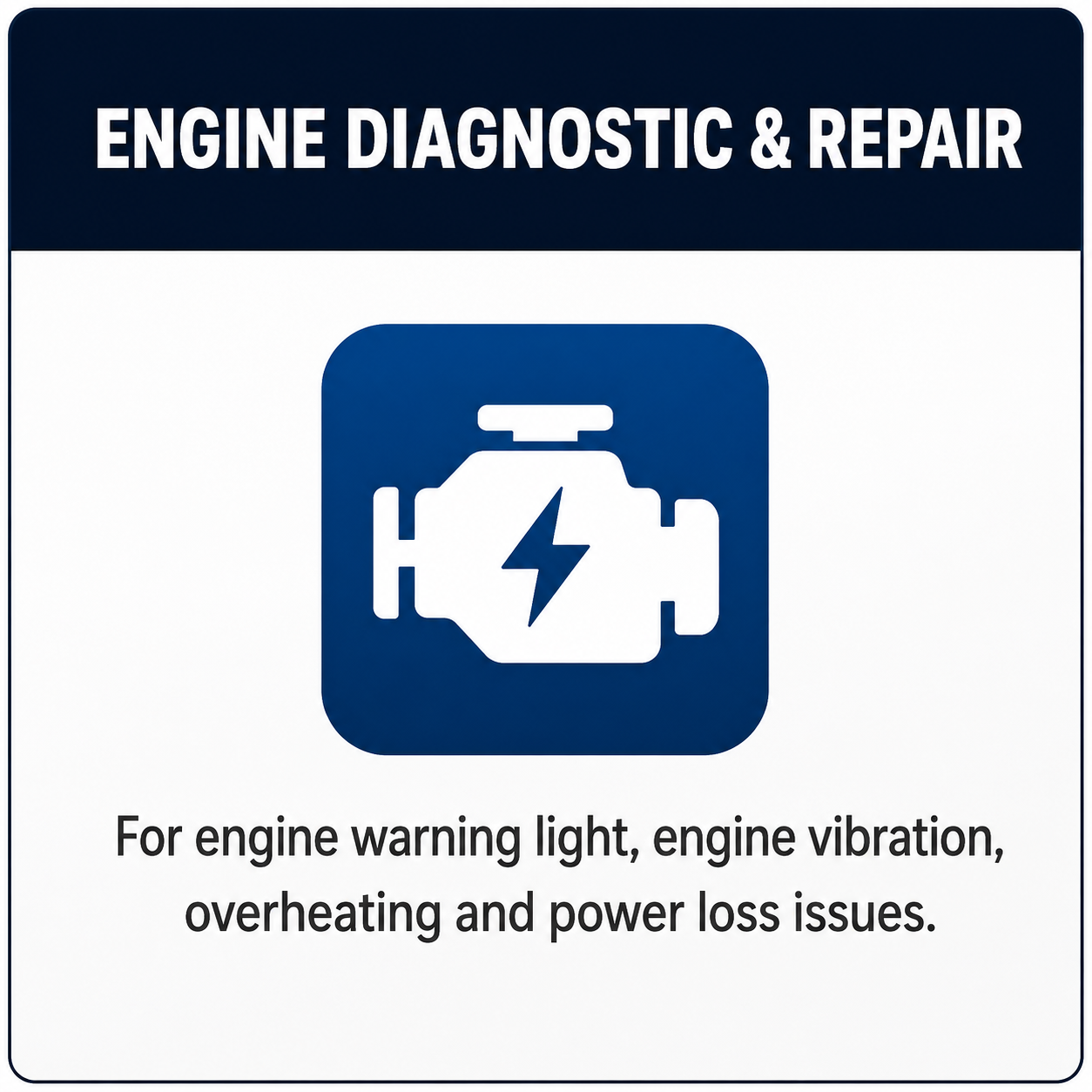Engine Diagnostic & Repair