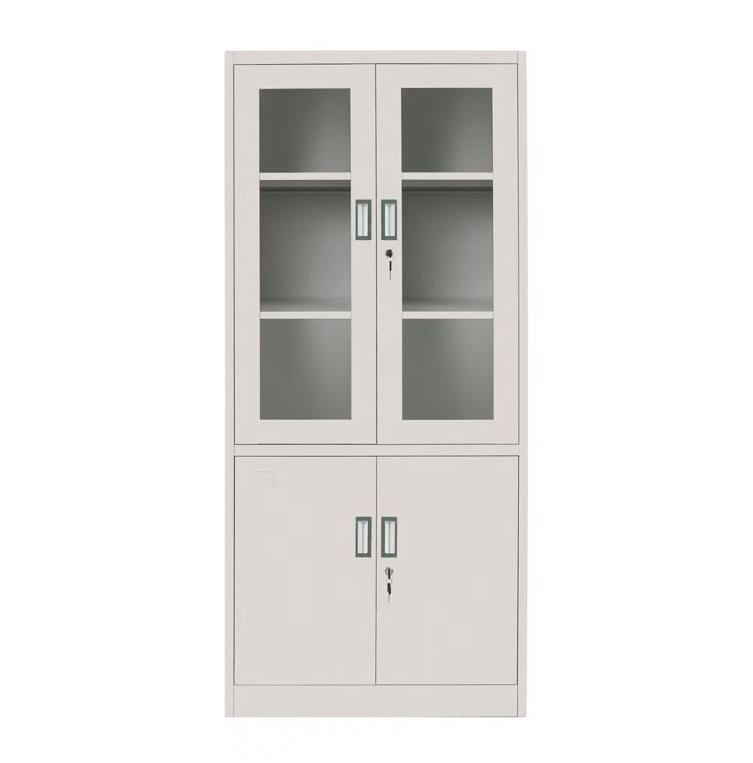 Half Glass Steel Cabinet c/w Swing Door