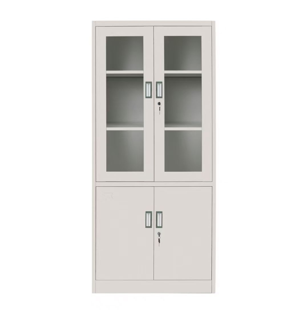 Half Glass Steel Cabinet c/w Swing Door