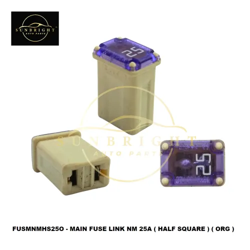 FUSMNMHS25O - MAIN FUSE LINK NM 25A ( HALF SQUARE ) ( ORG )