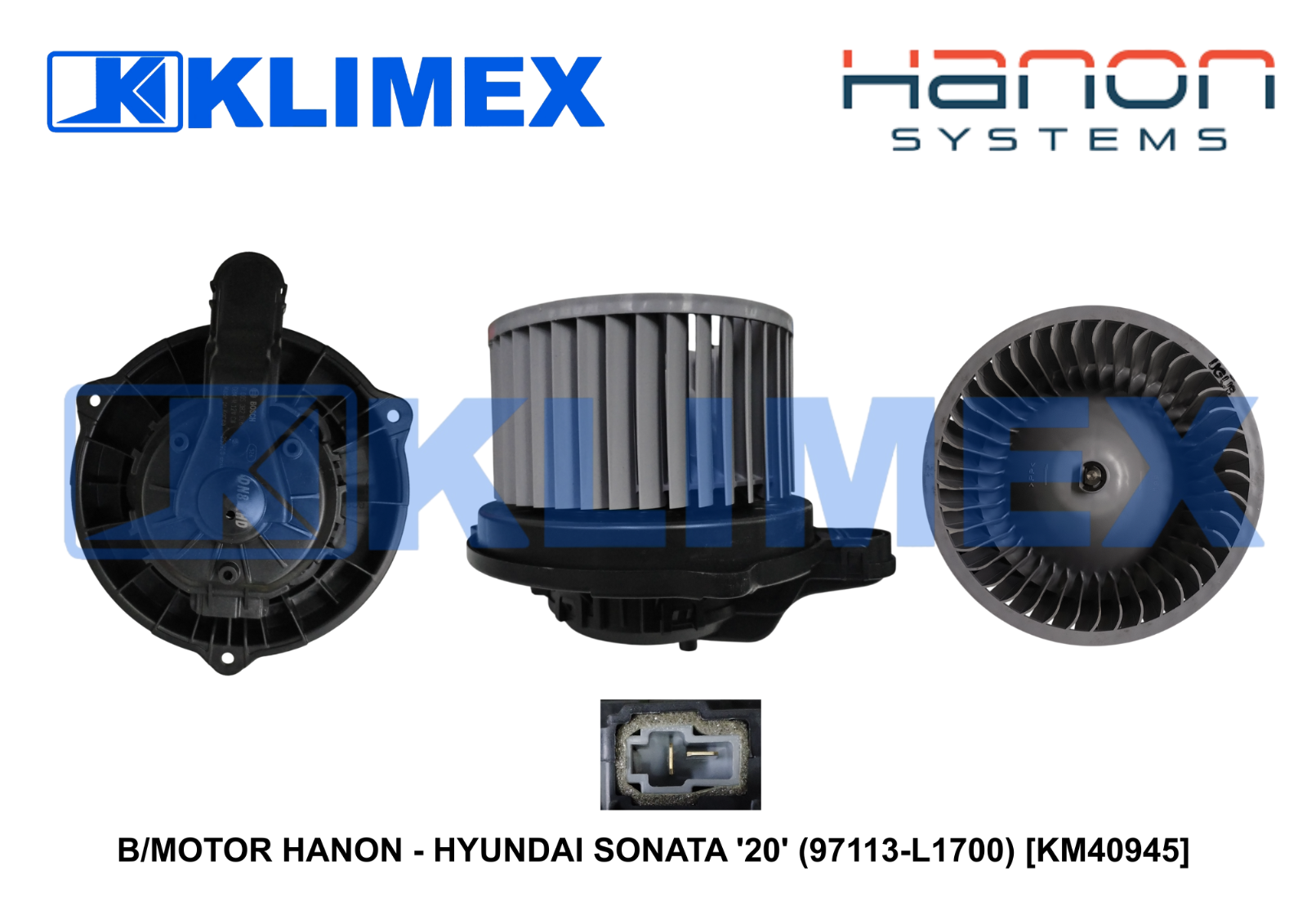 B_MOTOR HANON - HYUNDAI SONATA '20' (97113-L1700) [KM40945]