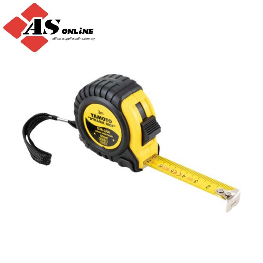 YAMOTO Dynamic Grip, 5m / 16ft, Heavy Duty Tape Measure, Metric, Class II / Model: YMT5361460K