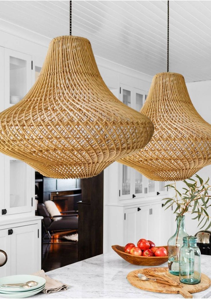 HAN 114 - RATTAN CEILING LAMP