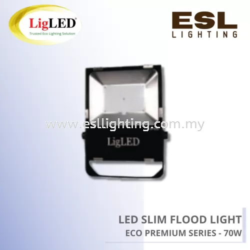 LIGLED - LED SLIM FLOOD LIGHT - ECO PREMIUM SERIES - 70W - LFLCP - A070N3G - SIRIM