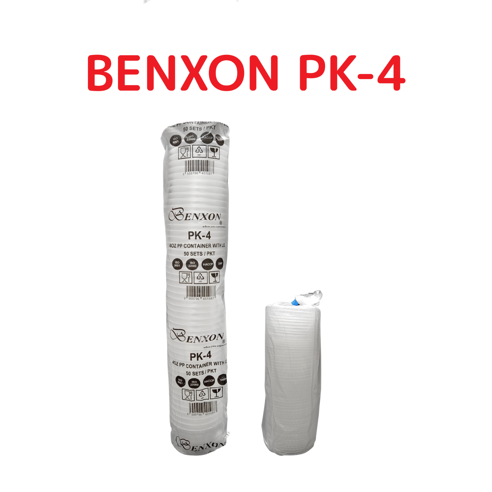 Benxon (PK-4) 4oz Round Container (100pcs)