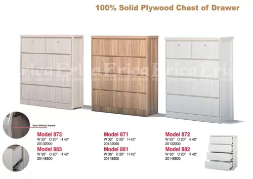 Solid Plywood Chest of Drawer