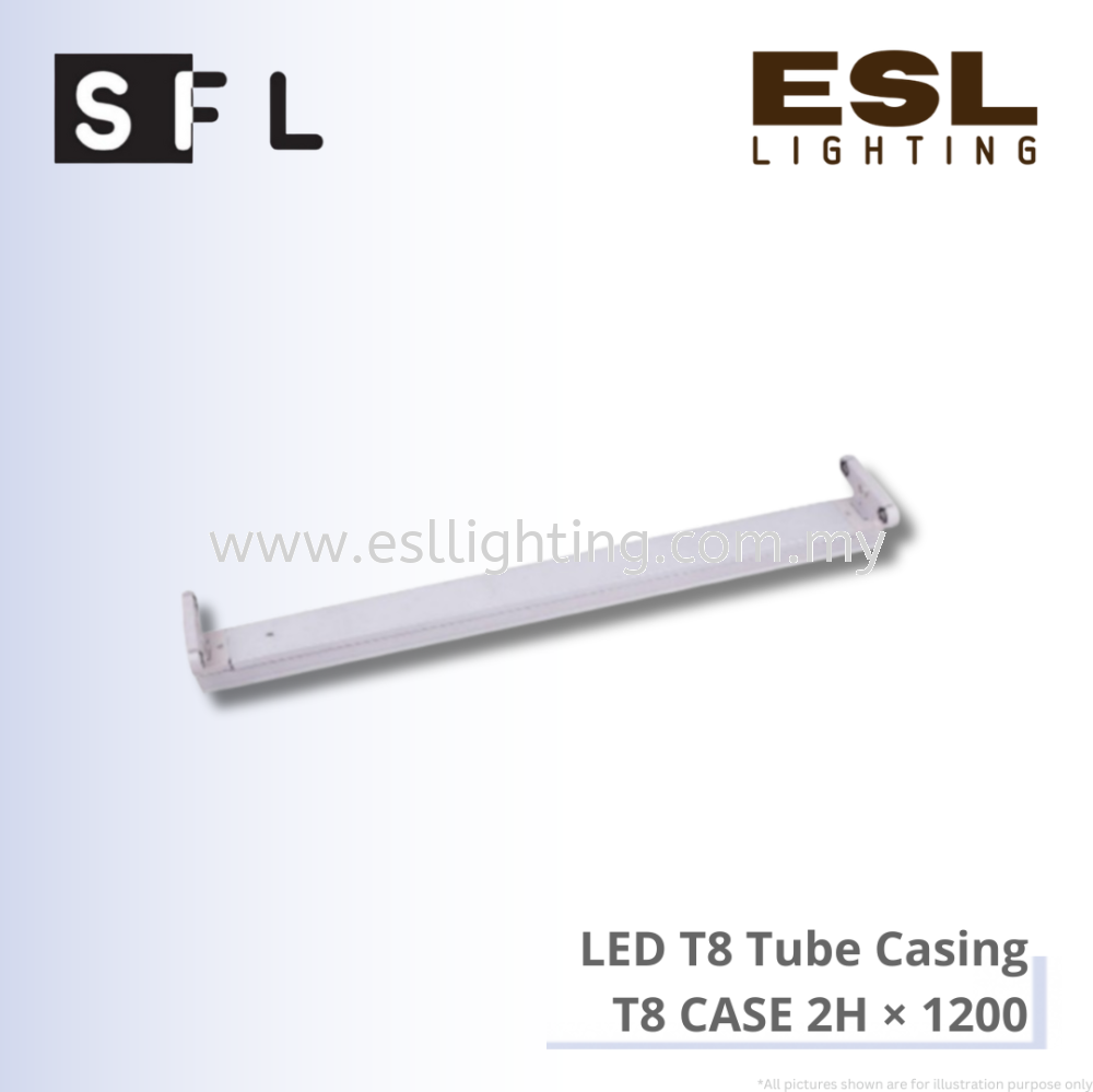 SFL LED T8 Tube Casing - T8 CASE 2H × 1200