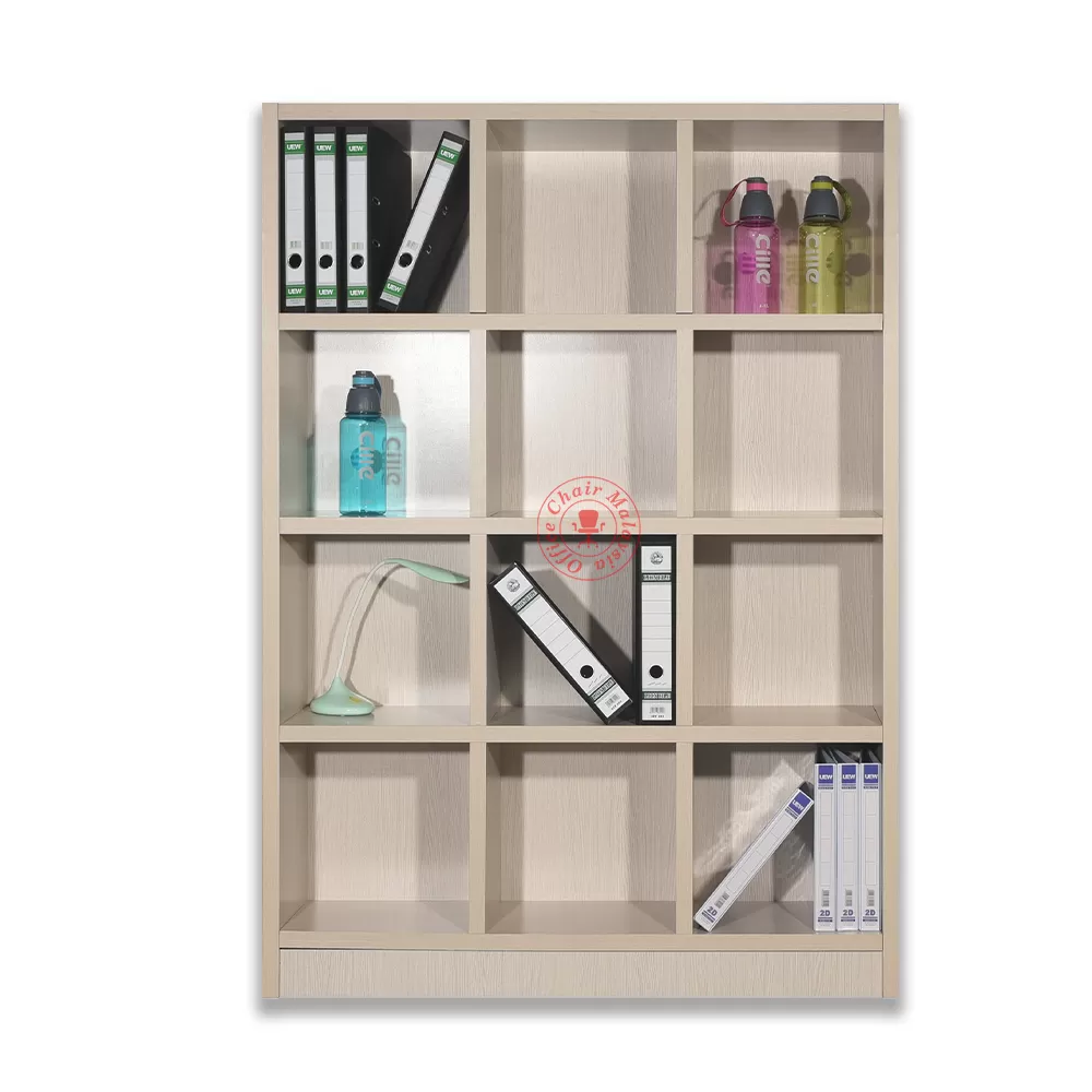 12 Compartment Bookshelf - Thickness 30mm