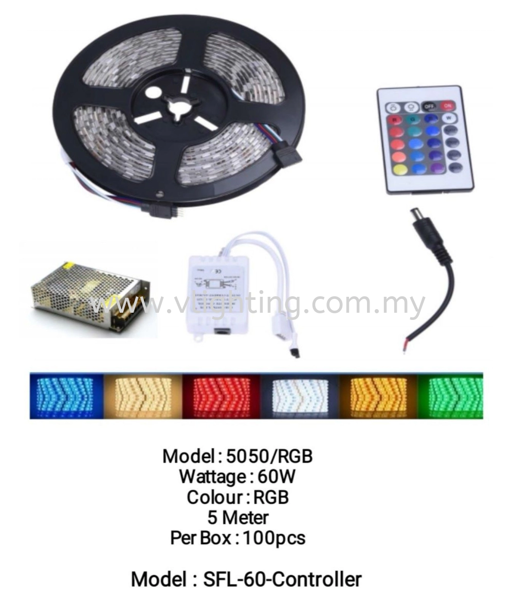 LED ROPE LIGHT, LED STRIP & POWER SUPPLY