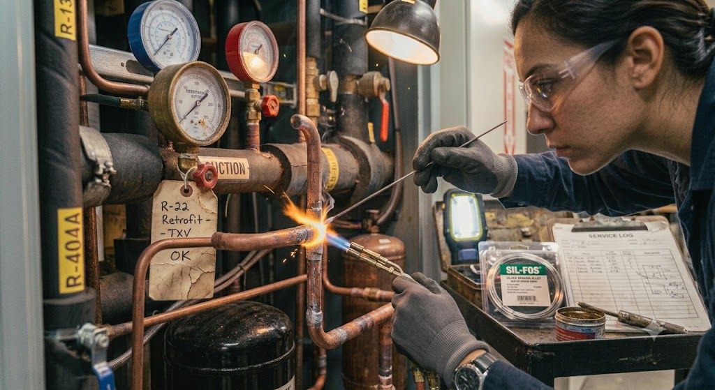 silver brazing alloy refrigeration systems