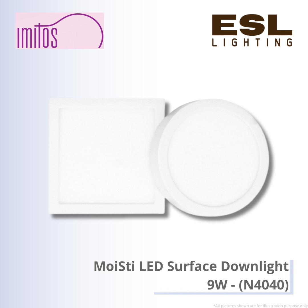 IMITOS MoiSti LED Surface Downlight 9W - N4040 [SIRIM]
