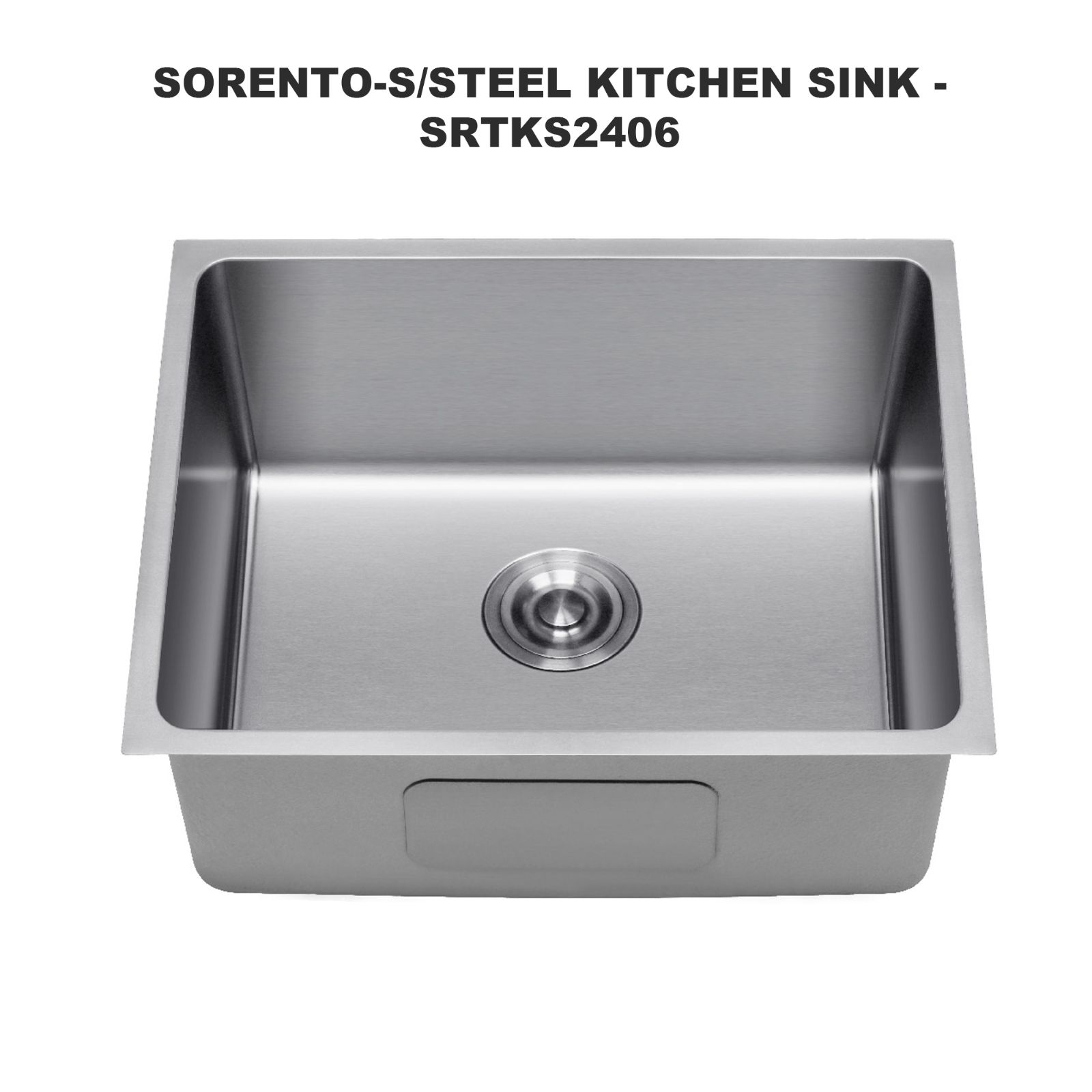 SORENTO STAINLESS STEEL KITCHEN SINK SRTKS2406 (540 x 440 x 230mm)