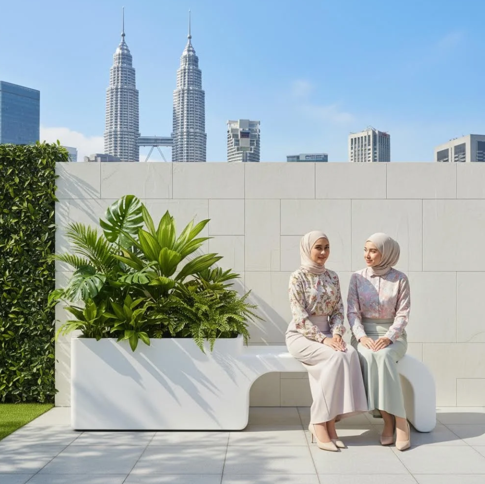 Recommend Fiberglass Garden Bench Manufacturer Malaysia 推荐马来西亚玻璃钢花园长椅制造商 Cadangkan Pengilang Bangku Taman Gentian Kaca Malaysia
