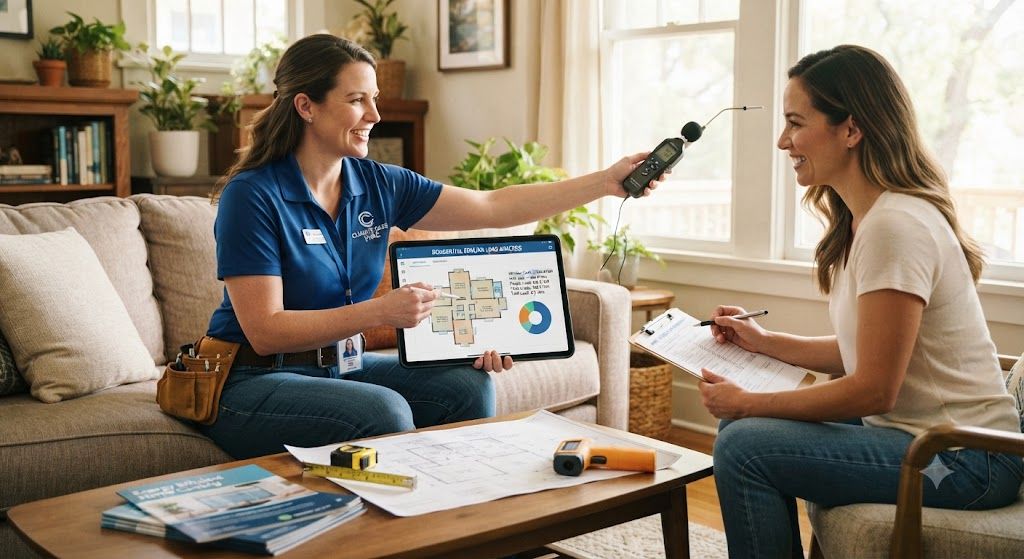 residential HVAC load analysis cooling method