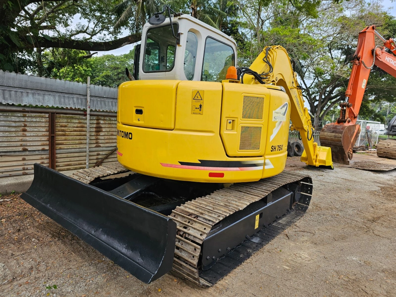 Japan imported hydraulic excavator Sumitomo SH75X-3 | penang | Perak | Selangor | Pahang | Kuala Lumpur | klang | johor | Kelantan | terrengganu | sabah | sarawak | Negeri sembilan | kedah | perlis | melaka 7ton 7.5ton aircond | cabin | breaker
