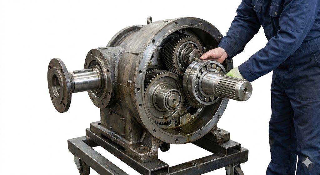 Industrial Gearbox Bearing Repair
