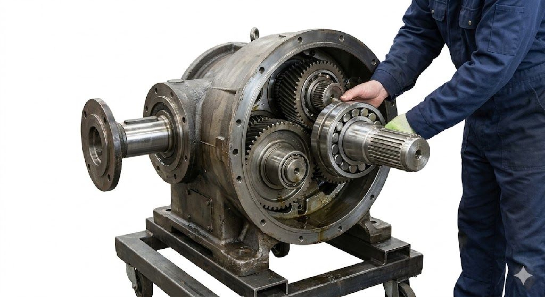 Industrial Gearbox Bearing Repair