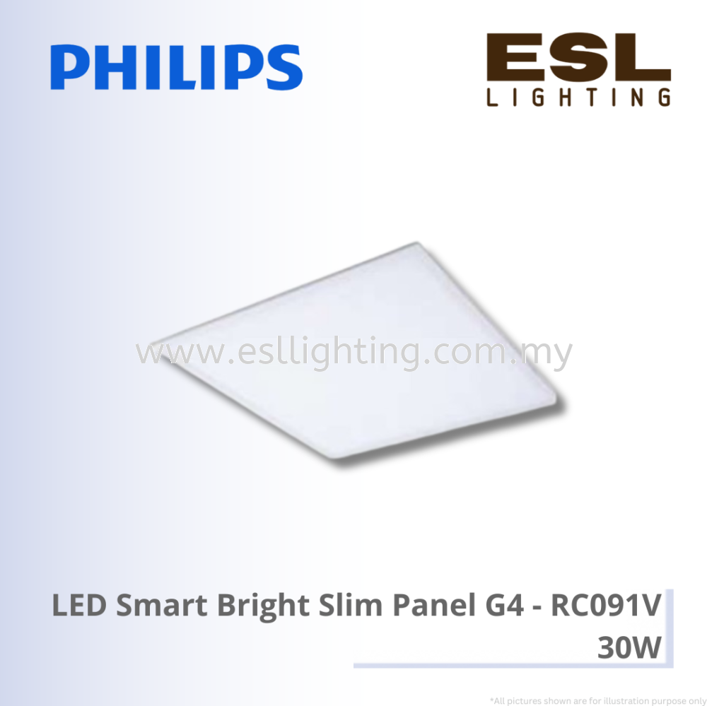 PHILIPS LED Smart Bright Slim Panel - G4 RC091V 30W - 911401865685 / 911401865785