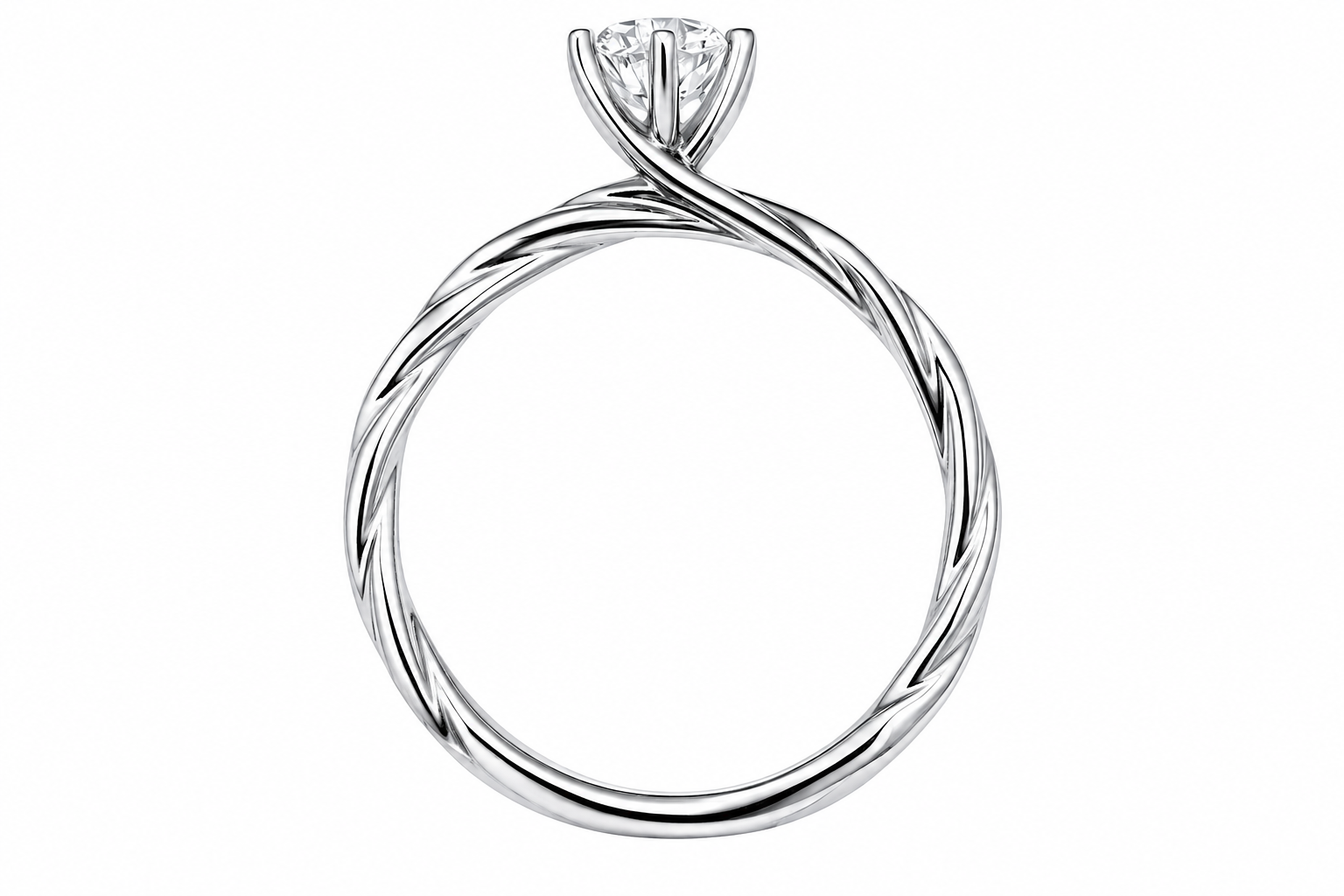 Roman & Co庐 Virellia Vine Engagement Ring