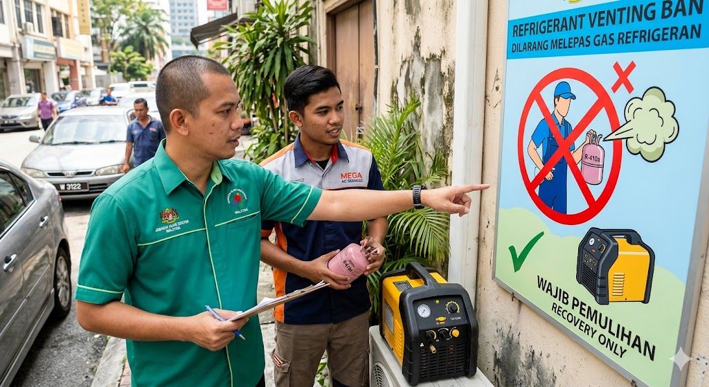 refrigerant discharge regulations Malaysia DOE