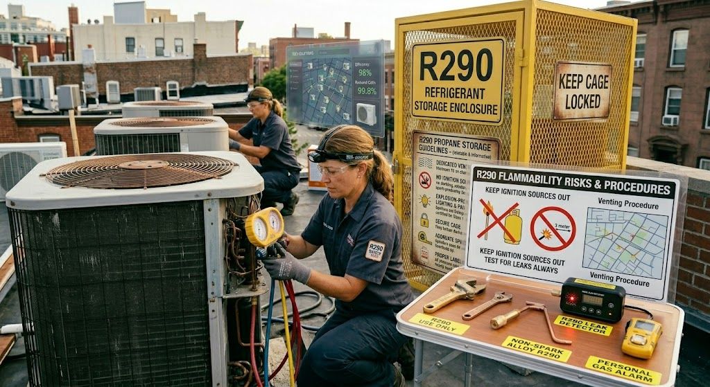 flammable refrigerant safety R290