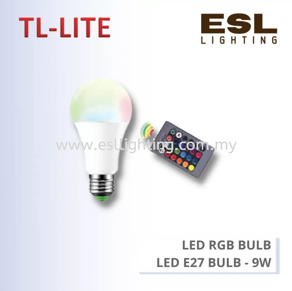TL-LITE LED RGB BULB E27 9W