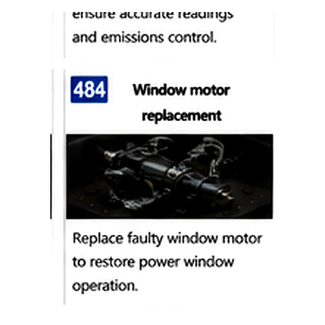 Window Motor Replacement