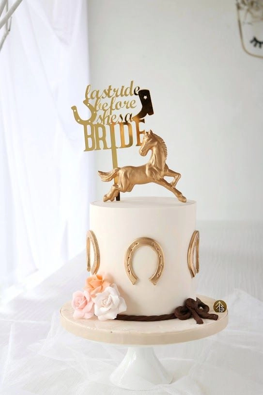Bridal Shower Horse Cake
