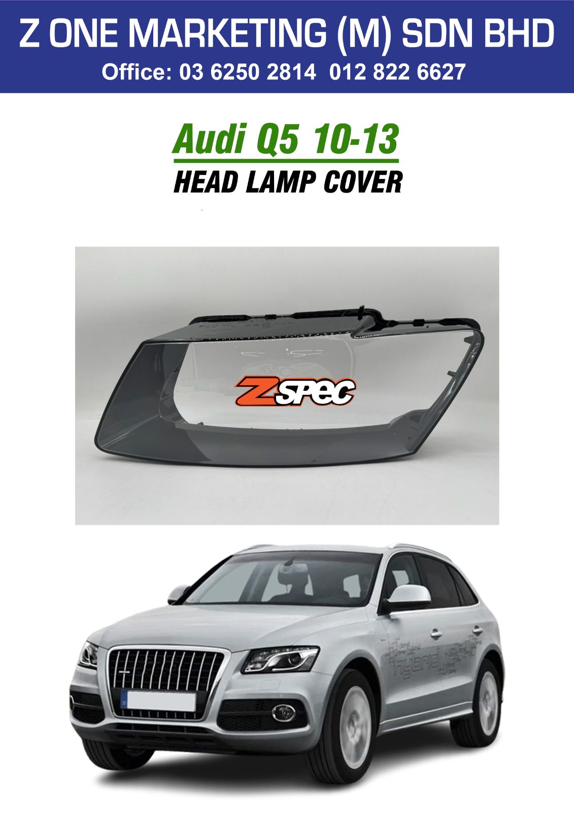 audi q5 10-13 HEAD LAMP COVER