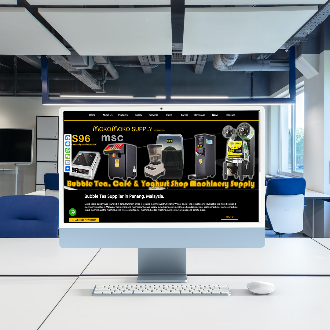 Moko Moko Supply Website Design & SEO Case Study | Used Machinery Supplier in Penang