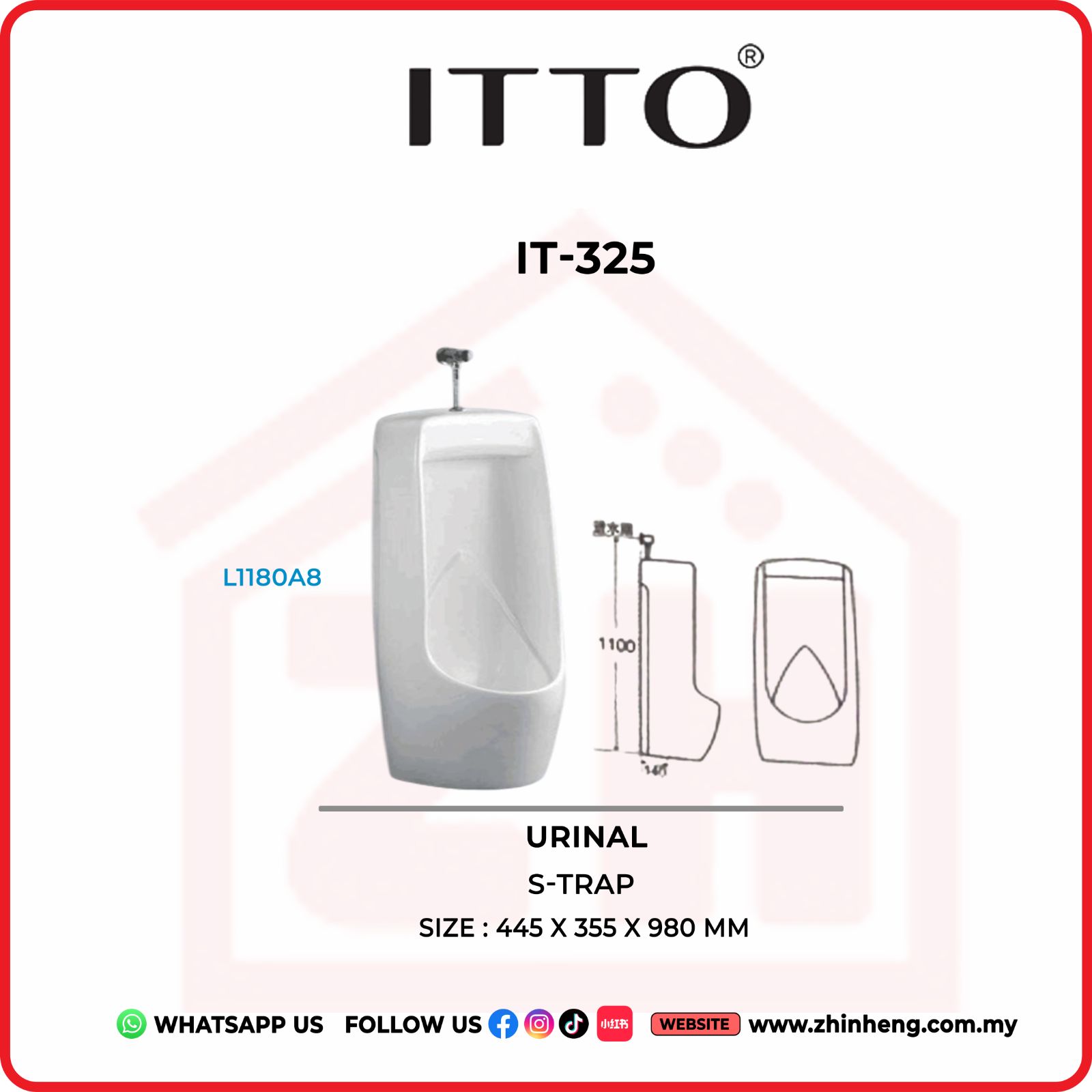 ITTO Urinal  IT-325