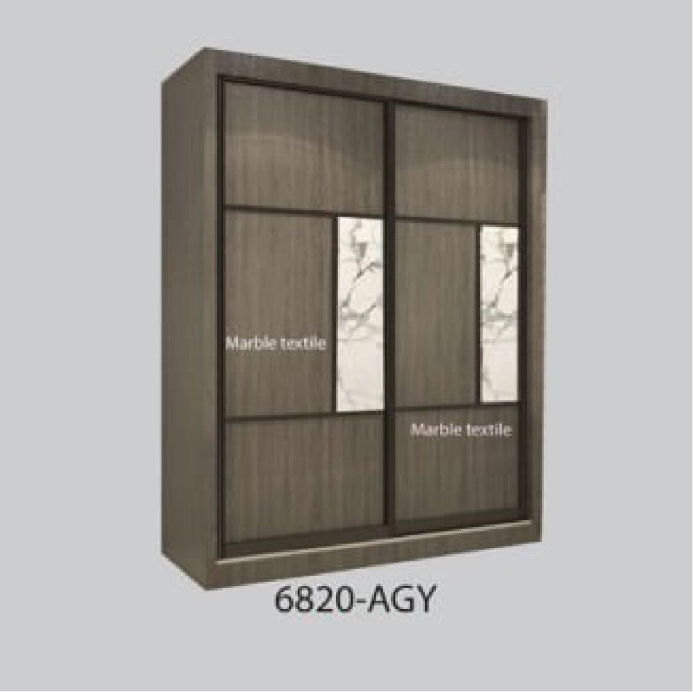 Wardrobe 6x8 - Ash Grey (6820)