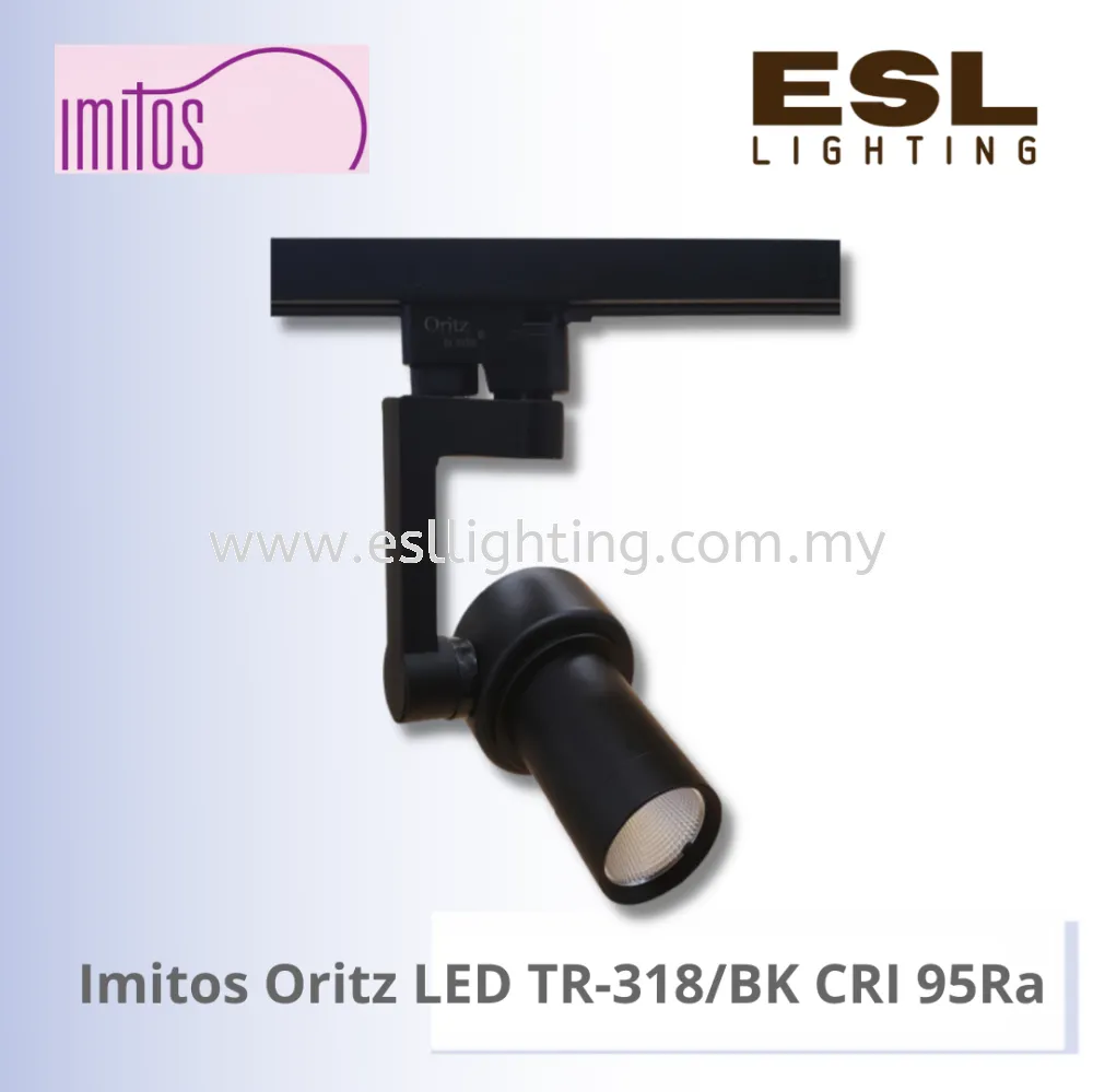 IMITOS Oritz LED TRACK LIGHT 15W - TR-318/BK CRI 95Ra