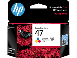 HP 47 Tri-color Original Cartridge 6ZD61AA