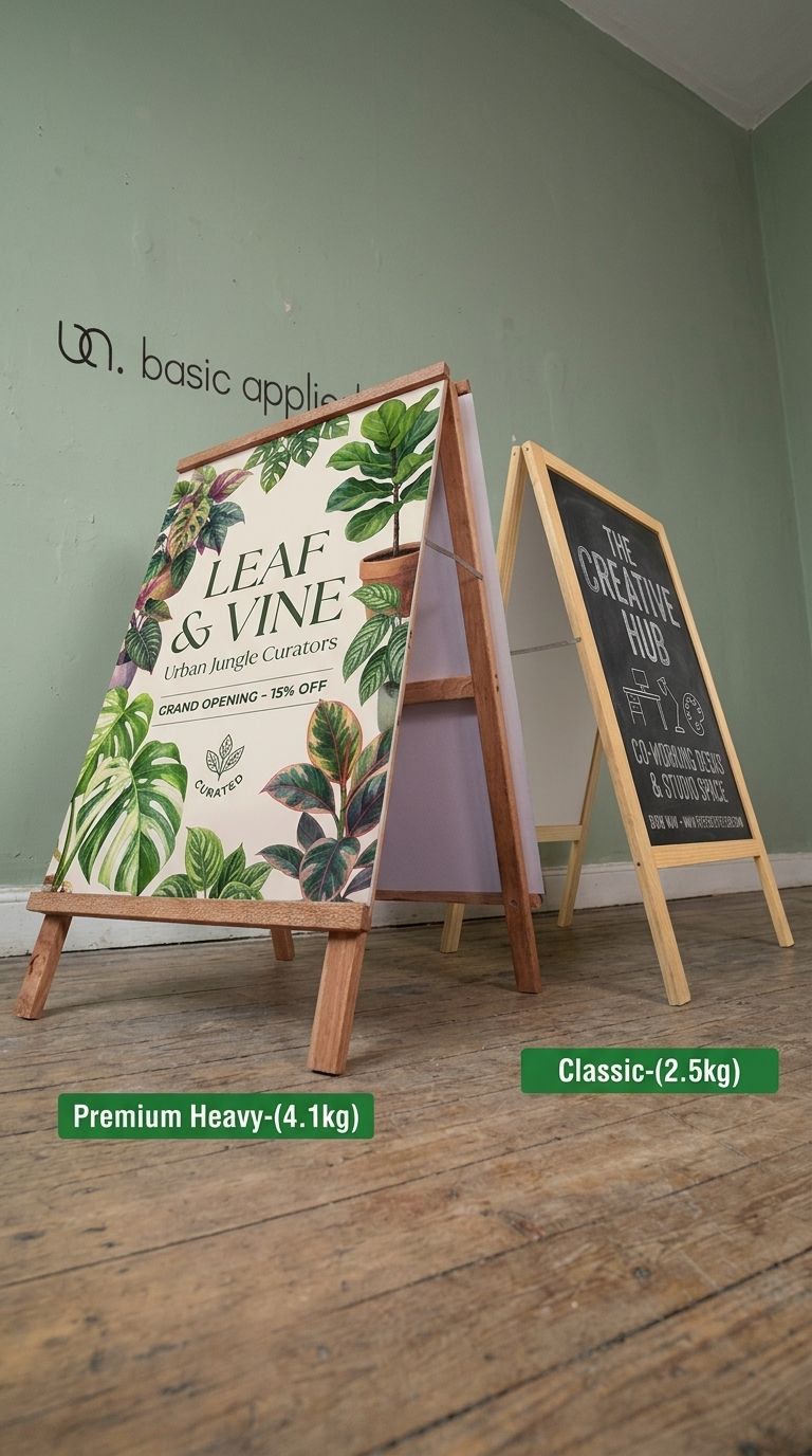 Wood Poster Stand